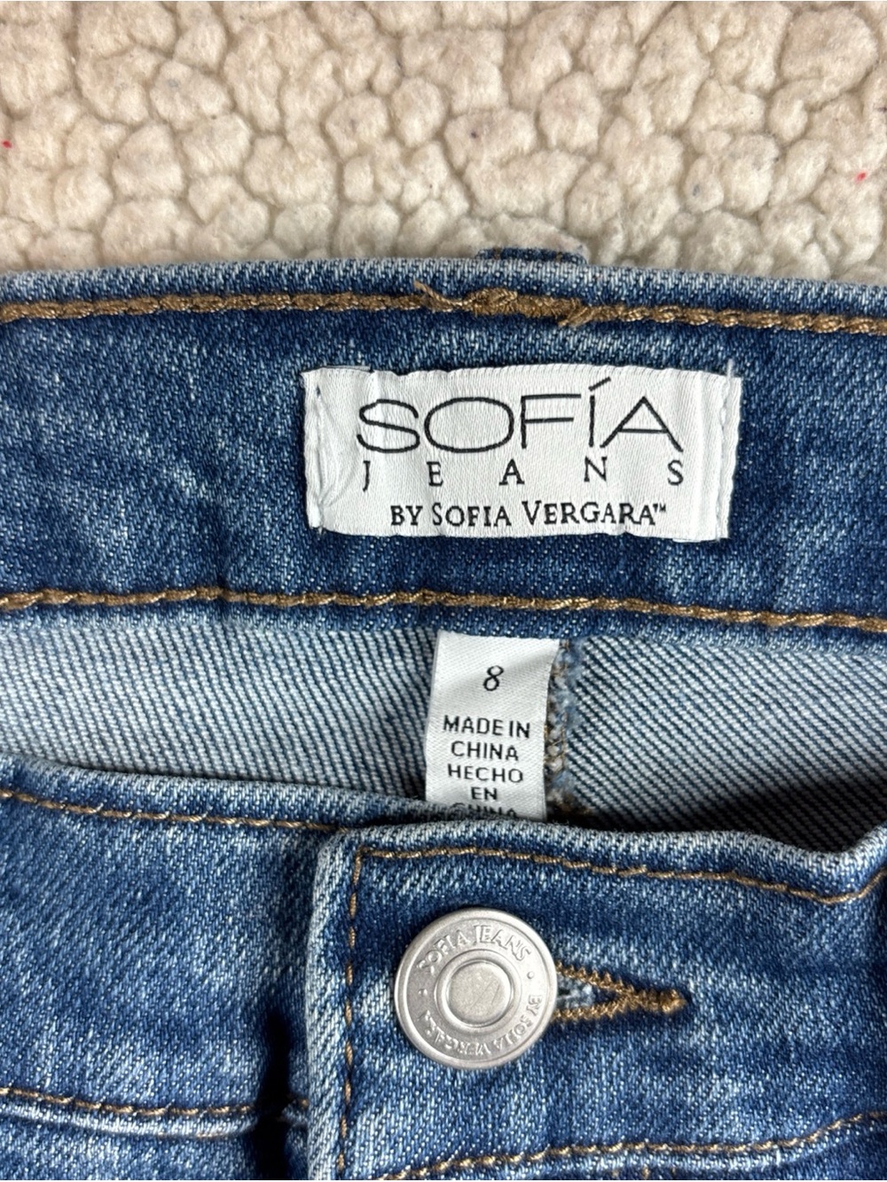 Sofia Jeans By Sofia Vergara Melisa Flare Women Size 8 Stretch Medium Wash Jeans - Picture 9 of 15